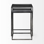 69338 - Kasey (Set of 2) 17.7L x 12.6W x 24.4H Galvanized Metal Nesting Accent Tables