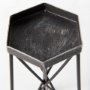 67887 - Sixx II Large Antiqued Metal Hexagonal Table Candle Holder 