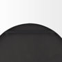 69320 - Cora 24.0L x 3.9W x 40.0H Black Metal Frame W/ Brown Wooden Shelf Arched Wall Mirror