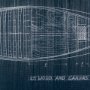 101903-L - Canoe Blueprint (50 x 30) by Fiona H a Hand Embellished Textured Canvas