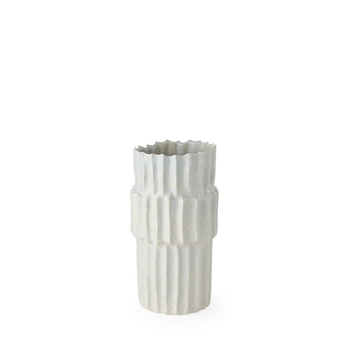 69471 - Cardon 14.4H Gray Ceramic Vase