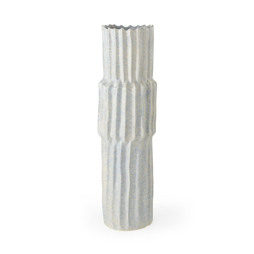 69472 - Cardon 23.0H Gray Ceramic Vase
