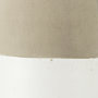 31059 - Garand Medium 15H Two-Toned White Natural Ceramic Jug