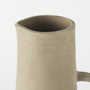 31060 - Garand Large 18.8H Two-Toned White Natural Ceramic Jug