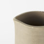 31060 - Garand Large 18.8H Two-Toned White Natural Ceramic Jug