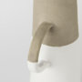 31060 - Garand Large 18.8H Two-Toned White Natural Ceramic Jug