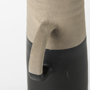 31062 - Garand Medium 15H Two-Toned Black/Natural Ceramic Jug