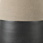 31062 - Garand Medium 15H Two-Toned Black/Natural Ceramic Jug