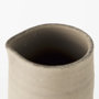 31063 - Garand Large 18.8H Two-Toned Black/Natural Ceramic Jug