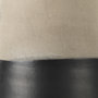 31063 - Garand Large 18.8H Two-Toned Black/Natural Ceramic Jug