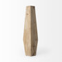 67245 - Allen I Large Natural Wooden Base Oval Vase