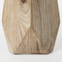 67246 - Allen II Small Natural Wooden Base Oval Vase