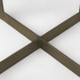 69179 - Faye (Set of 2) 19L x 19W x 26H Beige Finished Wood W/ Gold Metal Base Accent Tables