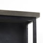 69211 - Dimitra 62.0L x 32.0W x 36.0H Dark Iron W/Glass Doors Kitchen Island 