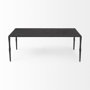 69256 - Timothy 42.0 X 22.0 X 15.5 Ebony Black Iron Coffee Table