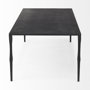 69256 - Timothy 42.0 X 22.0 X 15.5 Ebony Black Iron Coffee Table