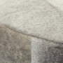 69057 - Zahavi 36" Gray Hair-On-hide W/Metal Base Ottoman