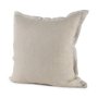 69445 - Mae 20L x 20W Beige Fabric Pillow Cover