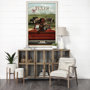 13729 - Texas Go USA (XL) by Mercana Studio a Hand Embellished Decograph Framed Art Print under Glass