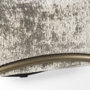 69371 - Ayla 55L x 17.6W x 18H Light and Dark Gray Fabric Seat W/ Antique Gold Metal Frame Bench