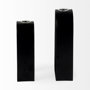 69558 - Boyer 5.1L x 3.0W x 12.0H Black Metal W/Glass Set of Two Test Tube Decorative Objects 