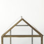 68827 - Hutt 16L x 6W x 9H Gold Glass Terrarium Box