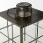68834 - Grimwig (Small) 8L x 8W x 15H LANTERN W/SHEET BASE WITHOUT BEVEL