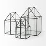 68839 - Sikes (Medium) 8L x 8W x 13H Hut Terrarium W/Glass Base