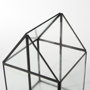 68839 - Sikes (Medium) 8L x 8W x 13H Hut Terrarium W/Glass Base