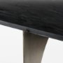 69263-AB - Reinhold IV Black Marble Top Iron Console Table