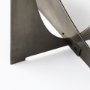 69263-AB - Reinhold IV Black Marble Top Iron Console Table