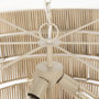 69240 - Marimba 40 L x 40 W x 24 H Natural Cane 6 Tier Chandelier