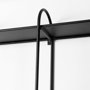 69491 - Decimus 36.6L x 8.7W x 45.7H Black Metal Wall Mounted 3 Tiered Shelf