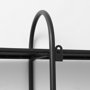 69491 - Decimus 36.6L x 8.7W x 45.7H Black Metal Wall Mounted 3 Tiered Shelf