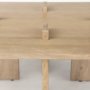 69186 - Aida 56 x 34 Rectangular Light Brown Wood Coffee Table