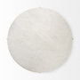 68232-AB - Reinhold 49" Round White Marble Top Gold Metal Base Coffee Table