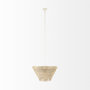 69240 - Marimba 40 L x 40 W x 24 H Natural Cane 6 Tier Chandelier