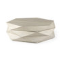69542 - Arreto 48" Natural Solid Wood Hexagonal Storage Coffee Table