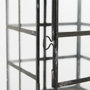 68831 - Gamfield  6.1L x 6.1W x 10.6H Small Black Metal and Glass Lantern