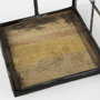 68831 - Gamfield  6.1L x 6.1W x 10.6H Small Black Metal and Glass Lantern