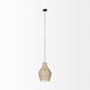 69239 - Halycon 16.0L x 16.0W x 20.0H Gold Mesh and Iron Pendant Light