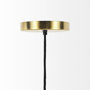 69239 - Halycon 16.0L x 16.0W x 20.0H Gold Mesh and Iron Pendant Light