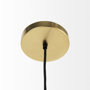 69239 - Halycon 16.0L x 16.0W x 20.0H Gold Mesh and Iron Pendant Light