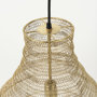 69239 - Halycon 16.0L x 16.0W x 20.0H Gold Mesh and Iron Pendant Light