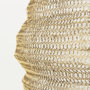 69239 - Halycon 16.0L x 16.0W x 20.0H Gold Mesh and Iron Pendant Light