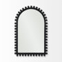 69285 - Leeds 23L x 35H Black Wood Arch Frame Mirror
