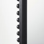 69285 - Leeds 23L x 35H Black Wood Arch Frame Mirror