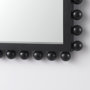 69285 - Leeds 23L x 35H Black Wood Arch Frame Mirror