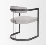 69454 - Hollyfield II Gray Fabric Seat W/ Gray Iron Frame Dining Chair
