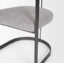 69454 - Hollyfield II Gray Fabric Seat W/ Gray Iron Frame Dining Chair